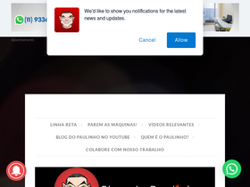 'blogdopaulinho.com.br' screenshot