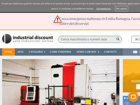 'industrialdiscount.it' screenshot