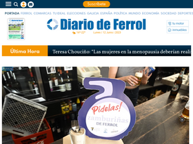 'diariodeferrol.com' screenshot