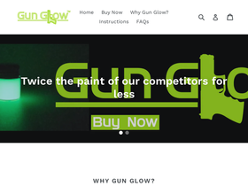 gun-glow.com homepage screenshot