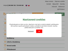 'slepicar.cz' screenshot