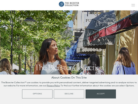 'thebicestercollection.com' screenshot