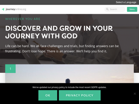 'journeyonline.org' screenshot