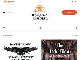 'wargameexplorer.com' screenshot
