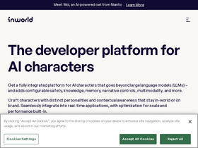 Inworld - Elevate game development with dynamic NPCs, immersive worlds, and AI-driven content creation.