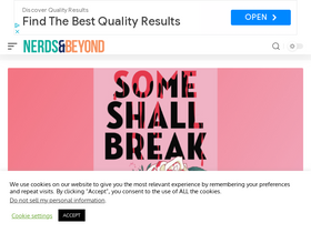'nerdsandbeyond.com' screenshot