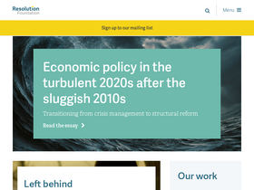 'resolutionfoundation.org' screenshot