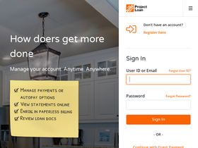 'thdloanonline.com' screenshot