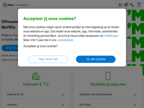 'telfort.nl' screenshot