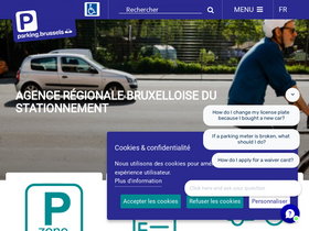 'parking.brussels' screenshot