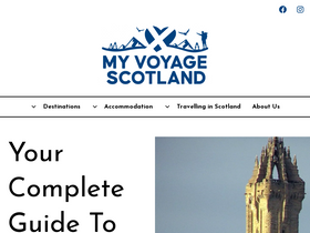 'myvoyagescotland.com' screenshot
