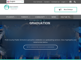 'polkschoolsfl.com' screenshot