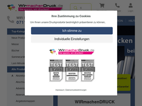 'wir-machen-druck.de' screenshot