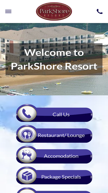 parkshoreresort.com