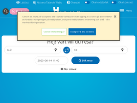 'hallandstrafiken.se' screenshot