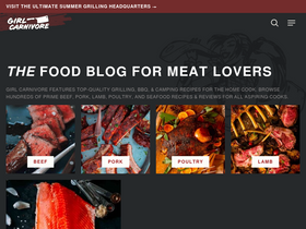 'girlcarnivore.com' screenshot