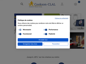 'cookson-clal.com' screenshot