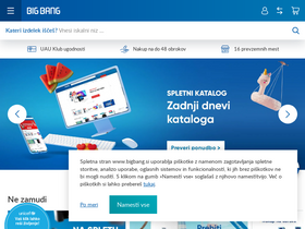 'bigbang.si' screenshot