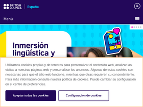 'britishcouncil.es' screenshot