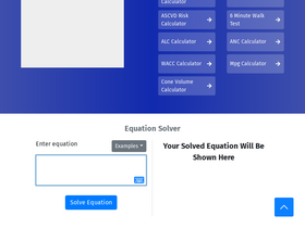 'calculators.tech' screenshot