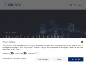 Krones Com Analytics Market Share Stats Traffic Ranking