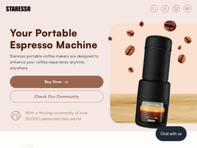 STARESSO website screenshot