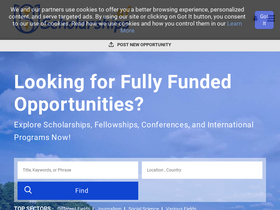 'scholarships.af' screenshot