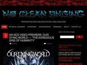 'nocleansinging.com' screenshot