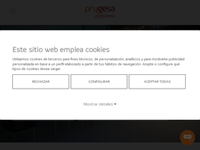 'prygesa.es' screenshot