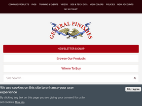 'generalfinishes.com' screenshot