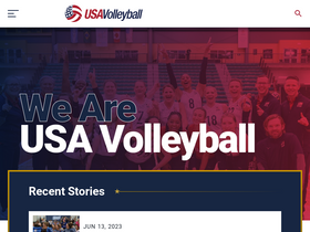 'usavolleyball.org' screenshot