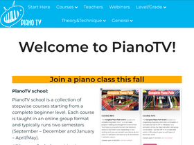 'pianotv.net' screenshot