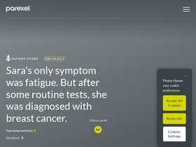 'parexel.com' screenshot