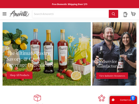 'amoretti.com' screenshot