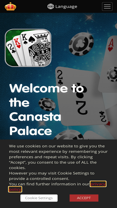 Canasta Palace - Play Canasta Online Now