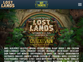 'lostlandsfestival.com' screenshot