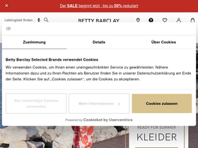 'bettybarclay.com' screenshot