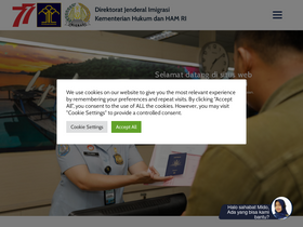 'imigrasi.go.id' screenshot