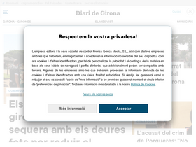 'diaridegirona.cat' screenshot