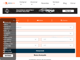 'catarinacarros.com.br' screenshot