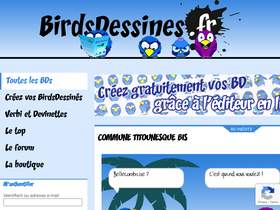 'birdsdessines.fr' screenshot