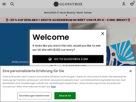 'glossybox.de' screenshot