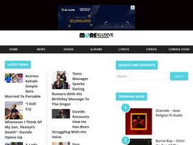 'morexlusive.com' screenshot