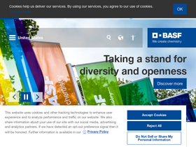 'aroma-products.basf.com' screenshot