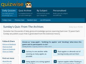 'quizwise.com' screenshot