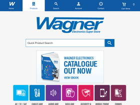 'wagneronline.com.au' screenshot