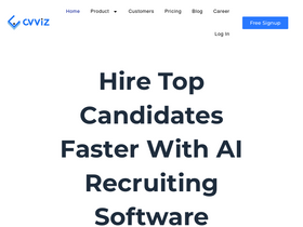 'cvviz.com' screenshot