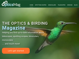 'opticsmag.com' screenshot