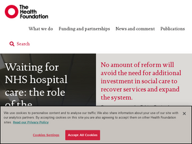 'health.org.uk' screenshot