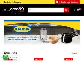 jamarahome.com homepage screenshot